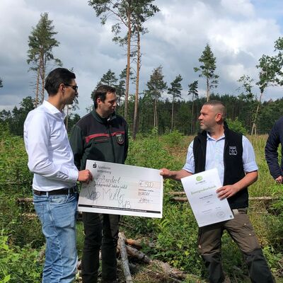Sepp Müller Baumspende Stadtwald Oranienbaum