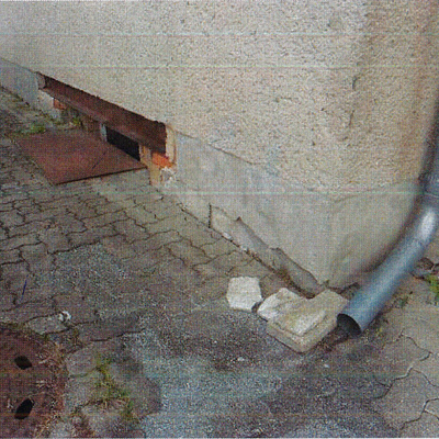 nachtrglich eingebautes Kellerfenster