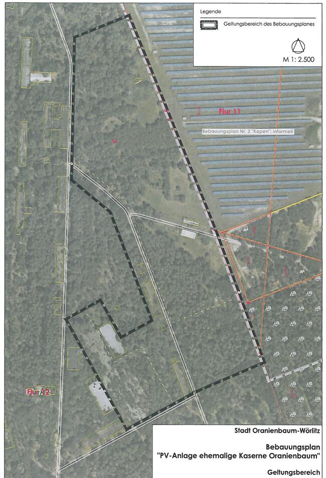 Geltungsbereich Bebauungsplan Nr. 14-2021