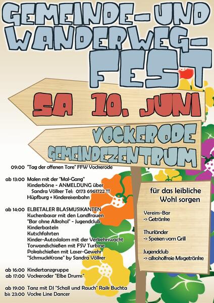 Gemeinde- und Wanderwegfest Vockerode