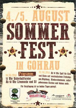 Sommerfest in Gohrau