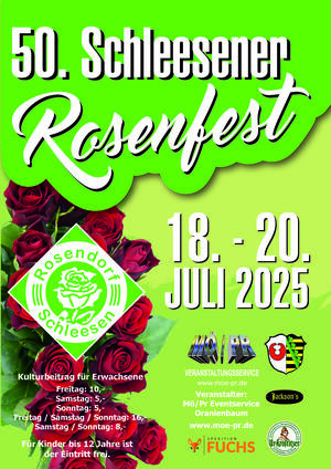 Rosenfest Titelseite