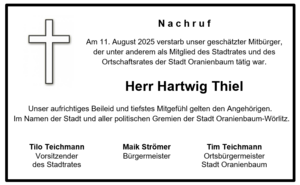 Nachruf Thiel