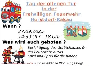 tag der offenen tür ffw Horstdorf-Kakau