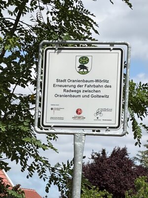 Radweg Obaum-Goltewitz