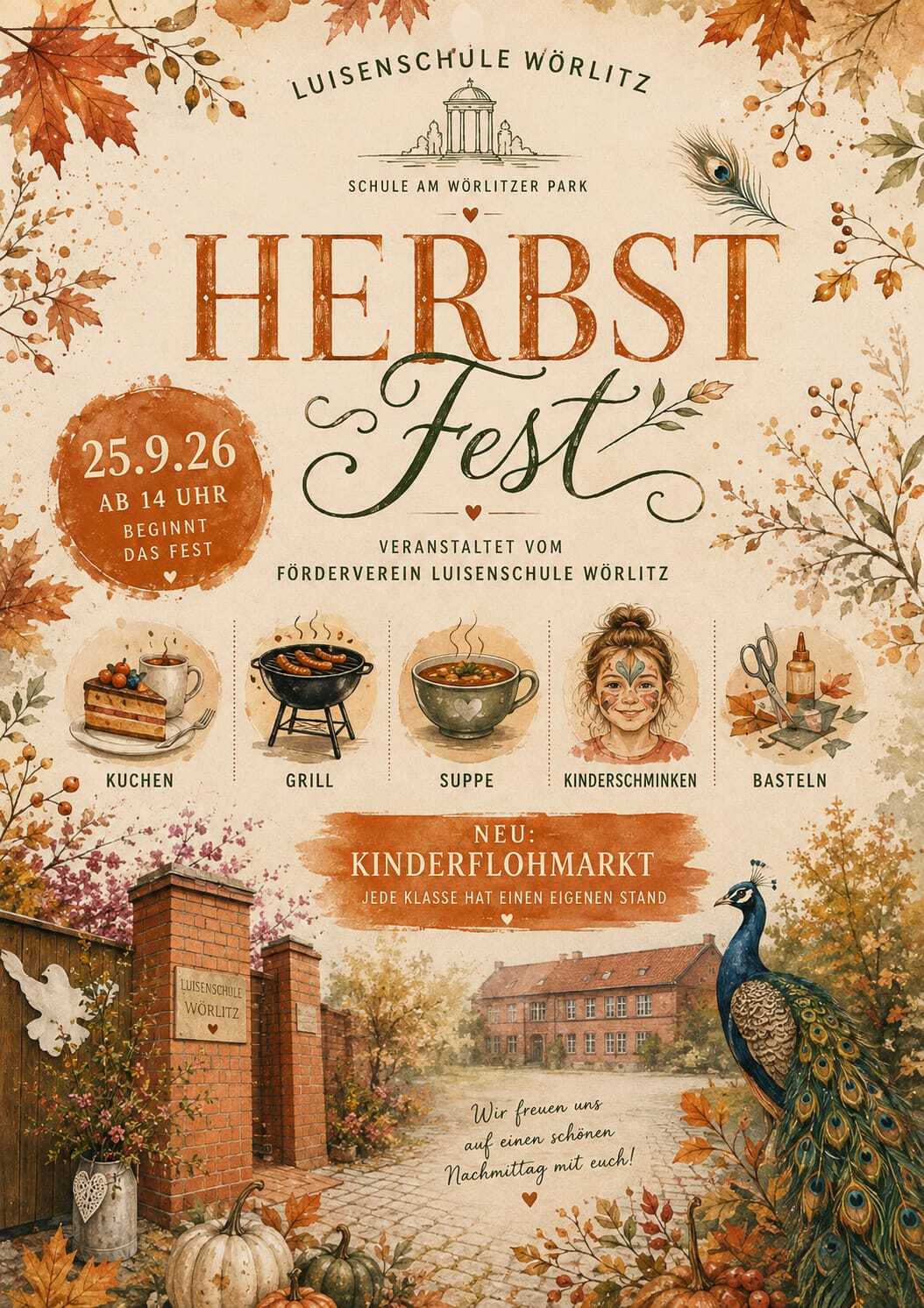 Herbstfest Luisenschule Wörlitz 