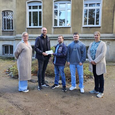 Spendenübergabe Kita Leopold