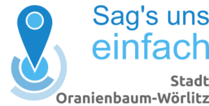 Logo Sags uns einfach